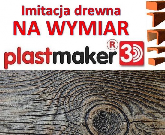 Imitacja drewna na wymiar , imitacja deski elewacyjnej. Plastmaker